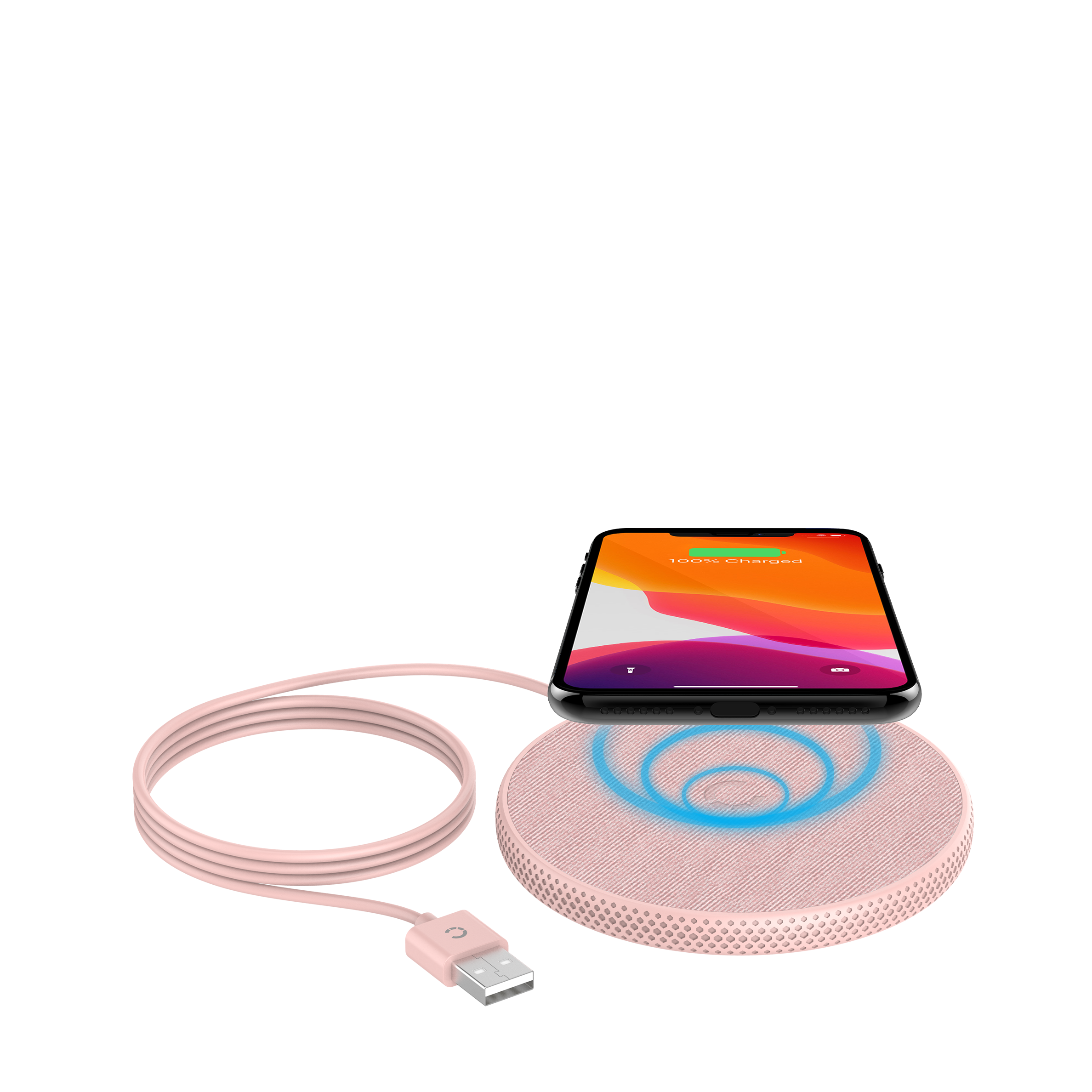 15W Wireless Phone Charger - Pink - Cygnett (AU)