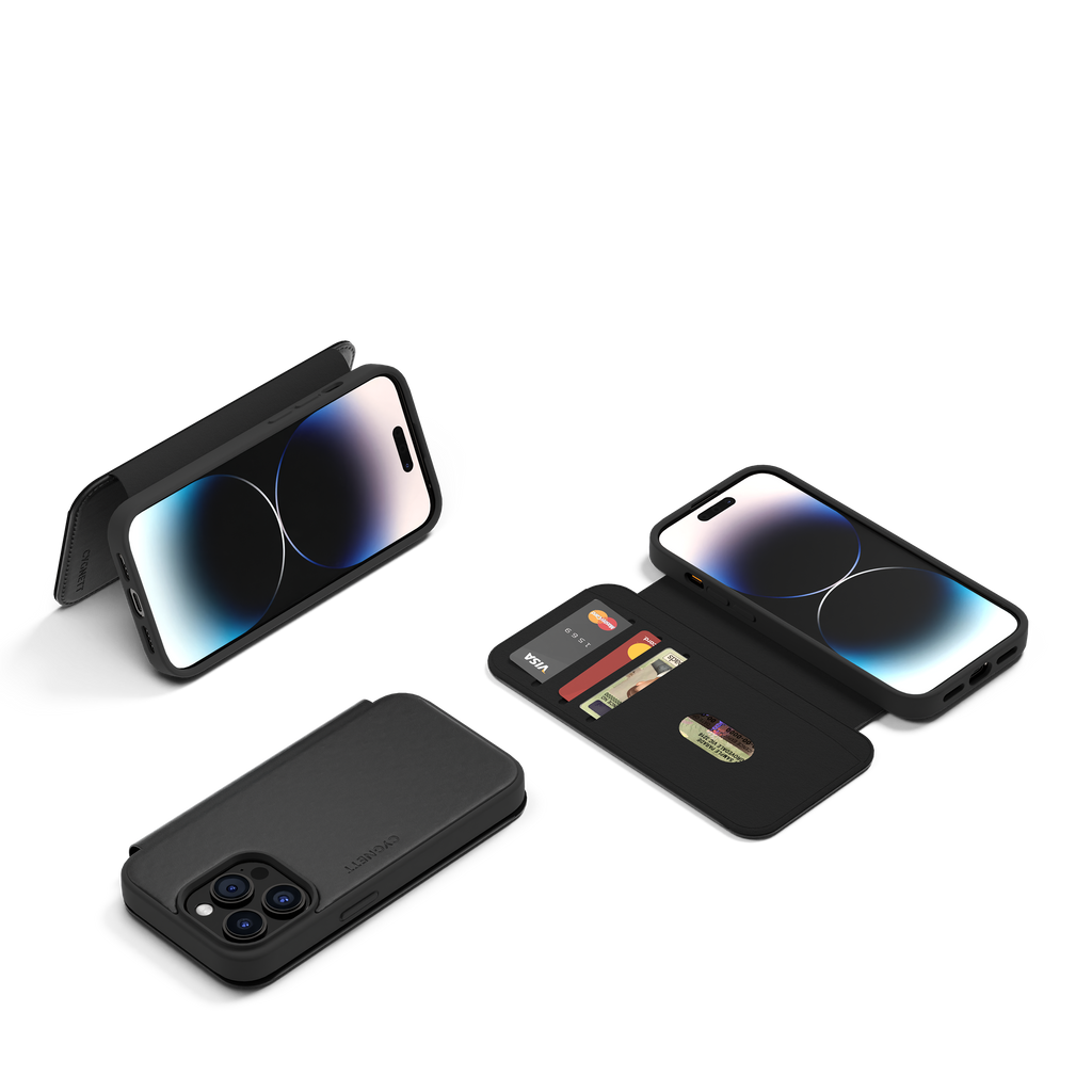 iPhone 14 Pro Leather Wallet Case