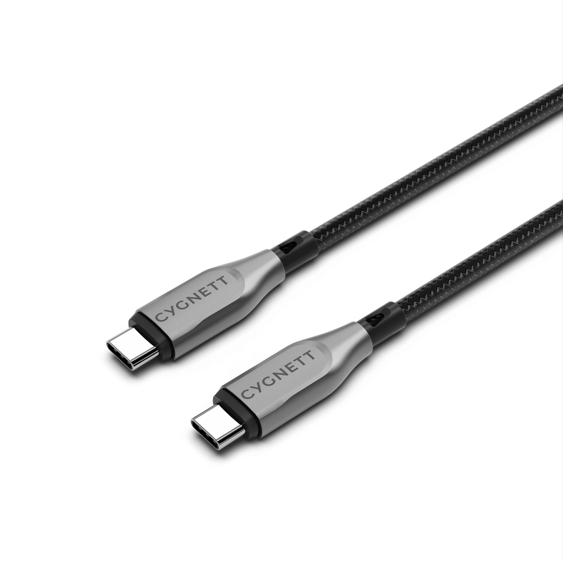 Armoured USB-C to USB-C Cable 50cm – Black - Cygnett (AU)