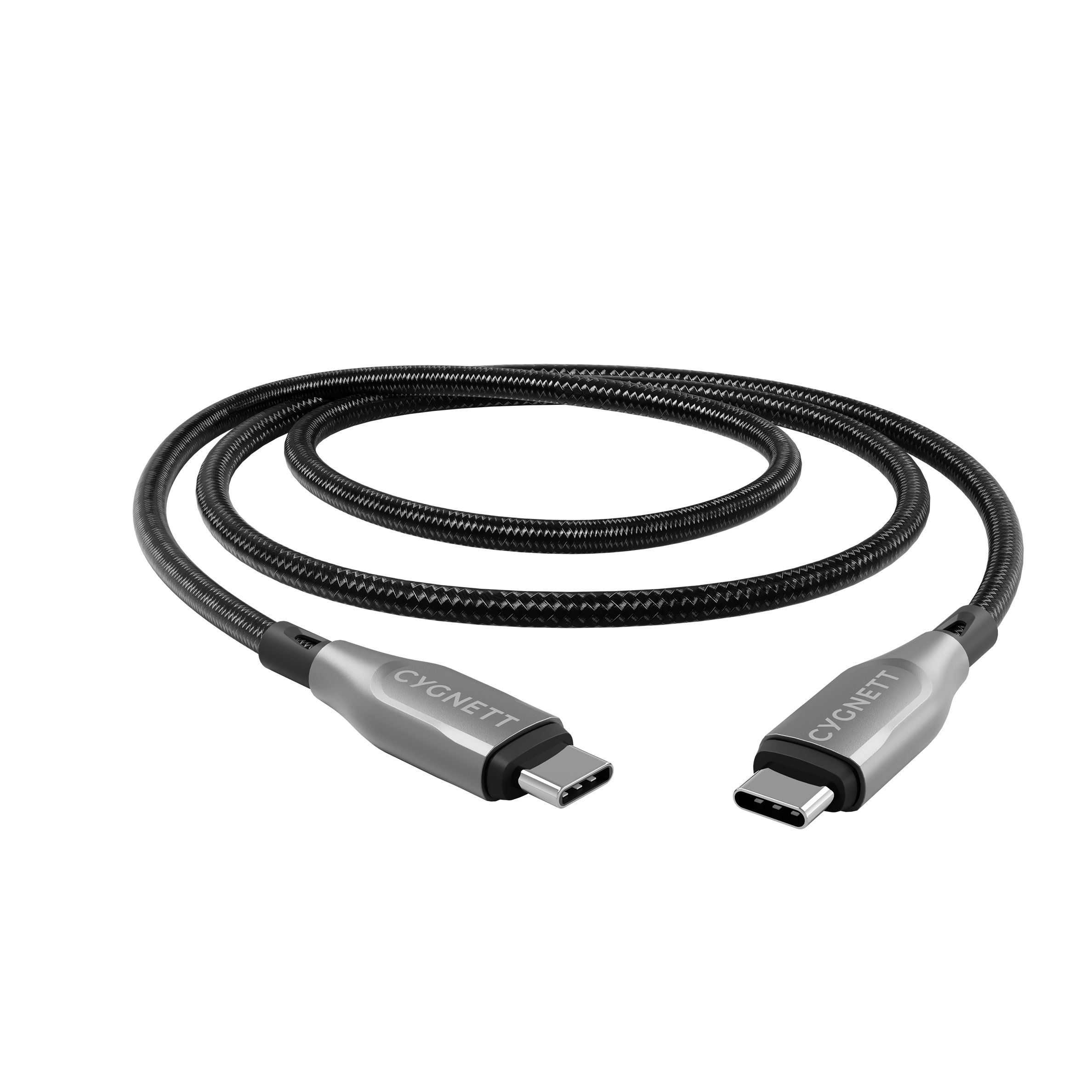 Armoured USB-C to USB-C Cable 2M  – Black - Cygnett (AU)