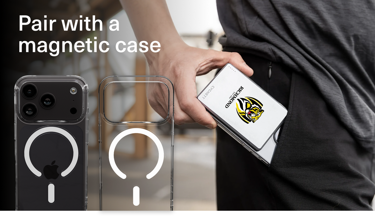 Pair with a magnetic case - Desktop view