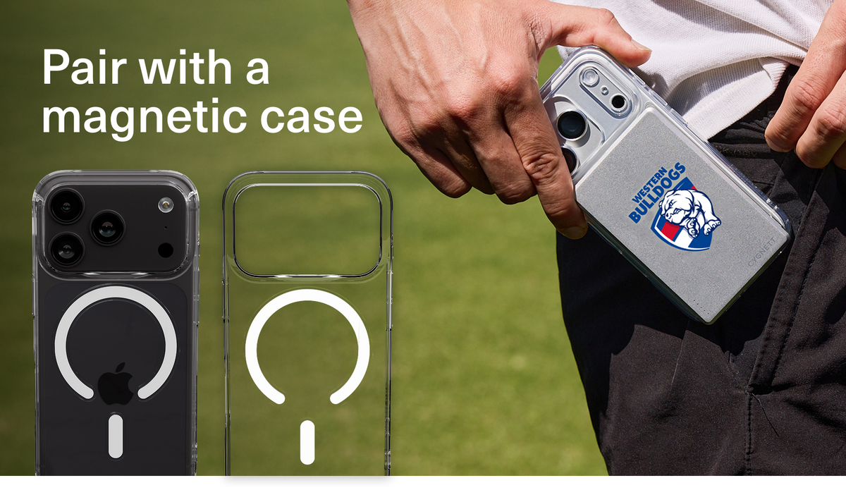 Pair with a magnetic case - Desktop view