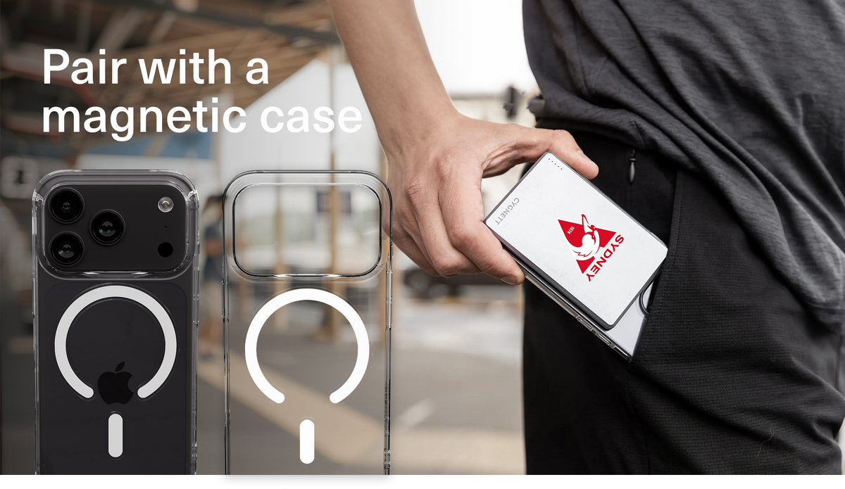 Pair with a magnetic case - Desktop view