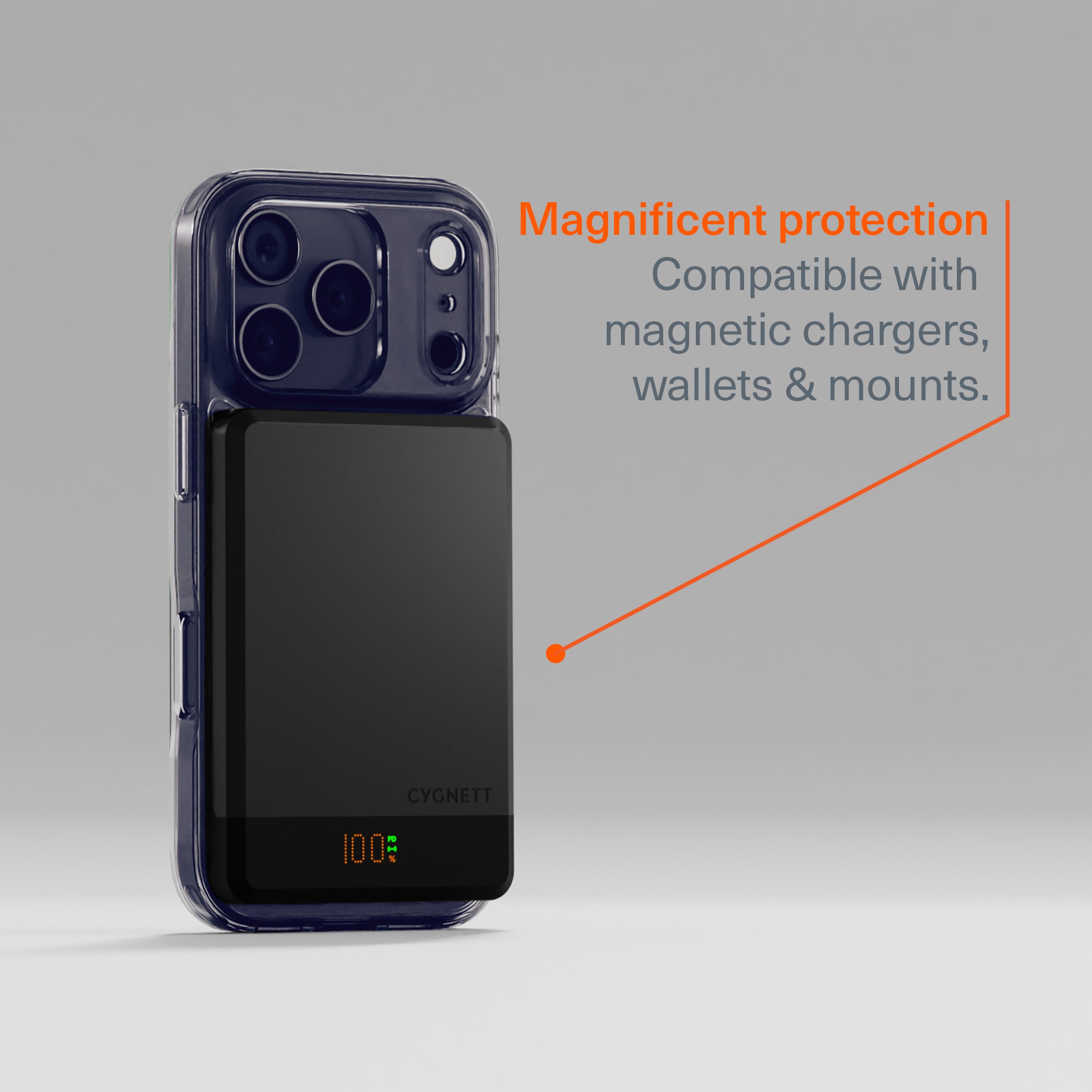 Magnetic Clear Case for iPhone 17 Pro