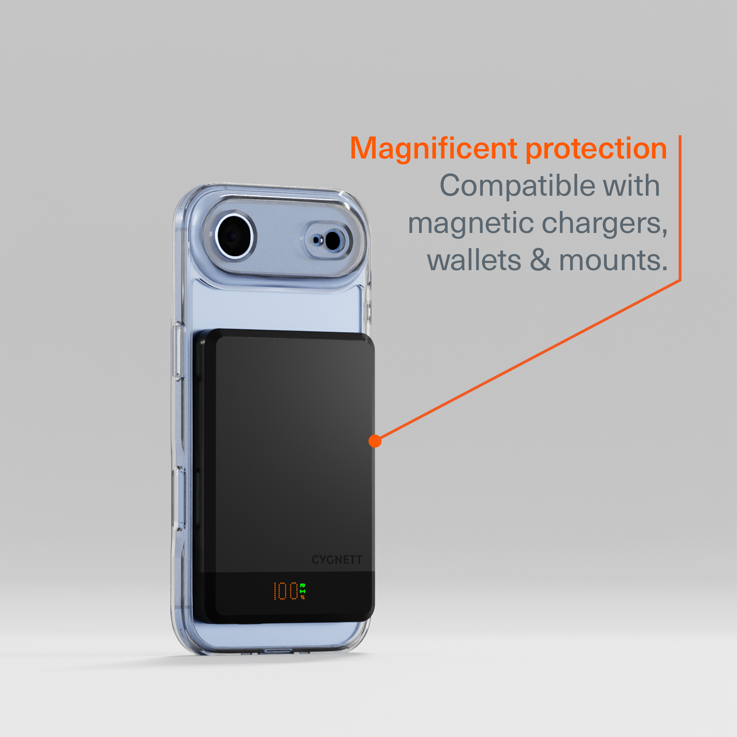 Magnetic Clear Case for iPhone Air