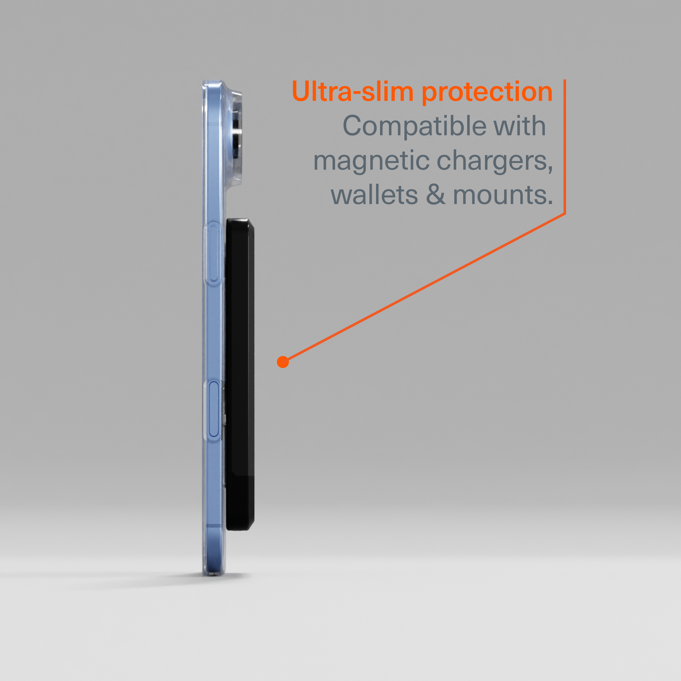 Ultra-Slim Magnetic Clear Case for iPhone Air