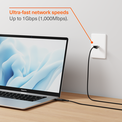 USB-C to RJ45 Gigabit Ethernet Cable - 5m