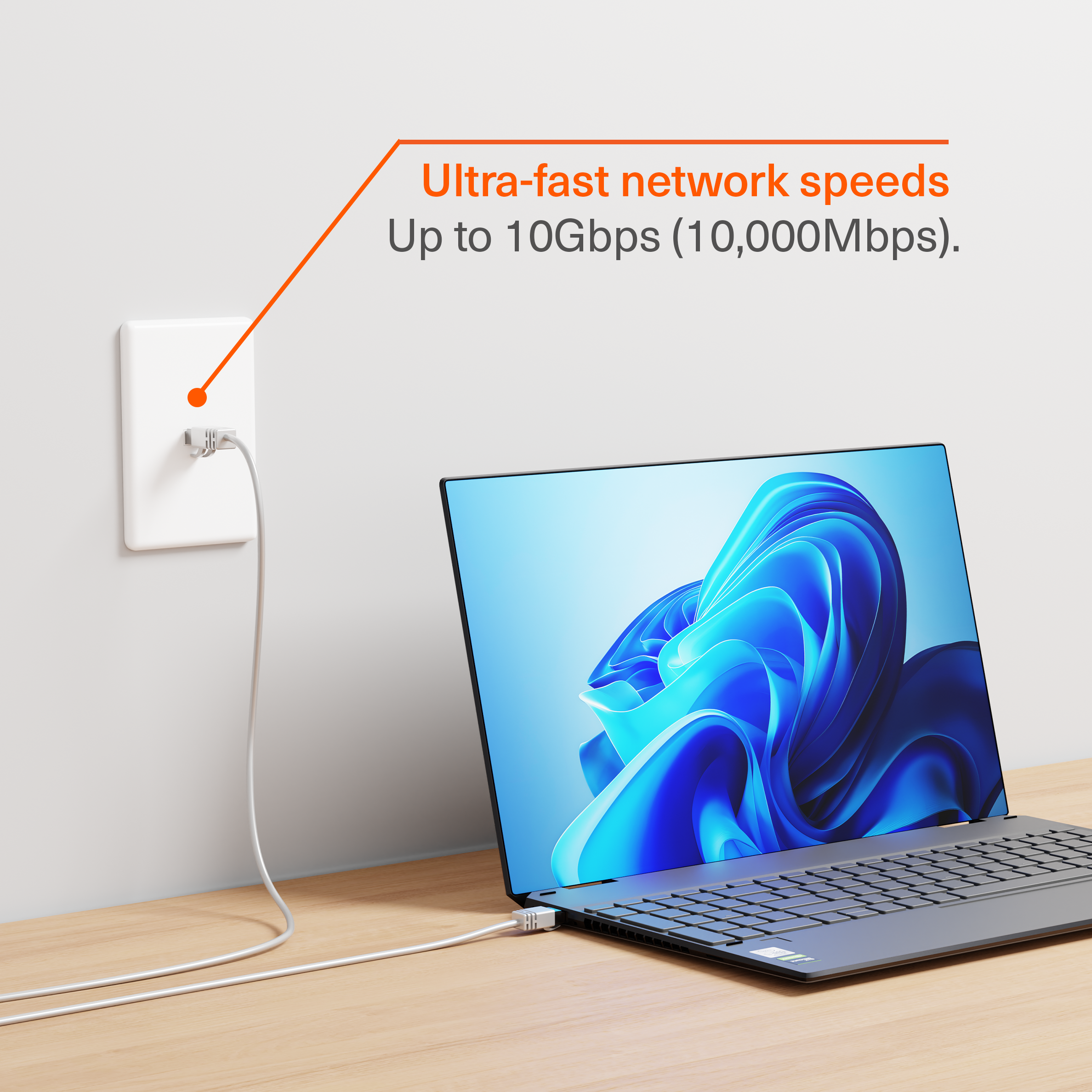 CAT6 RJ45 Gigabit Ethernet Cable - 10m