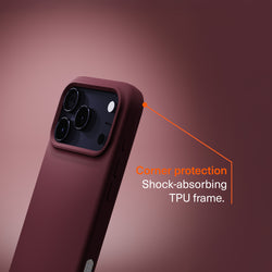 Magnetic Silicone Case for iPhone 17 Pro