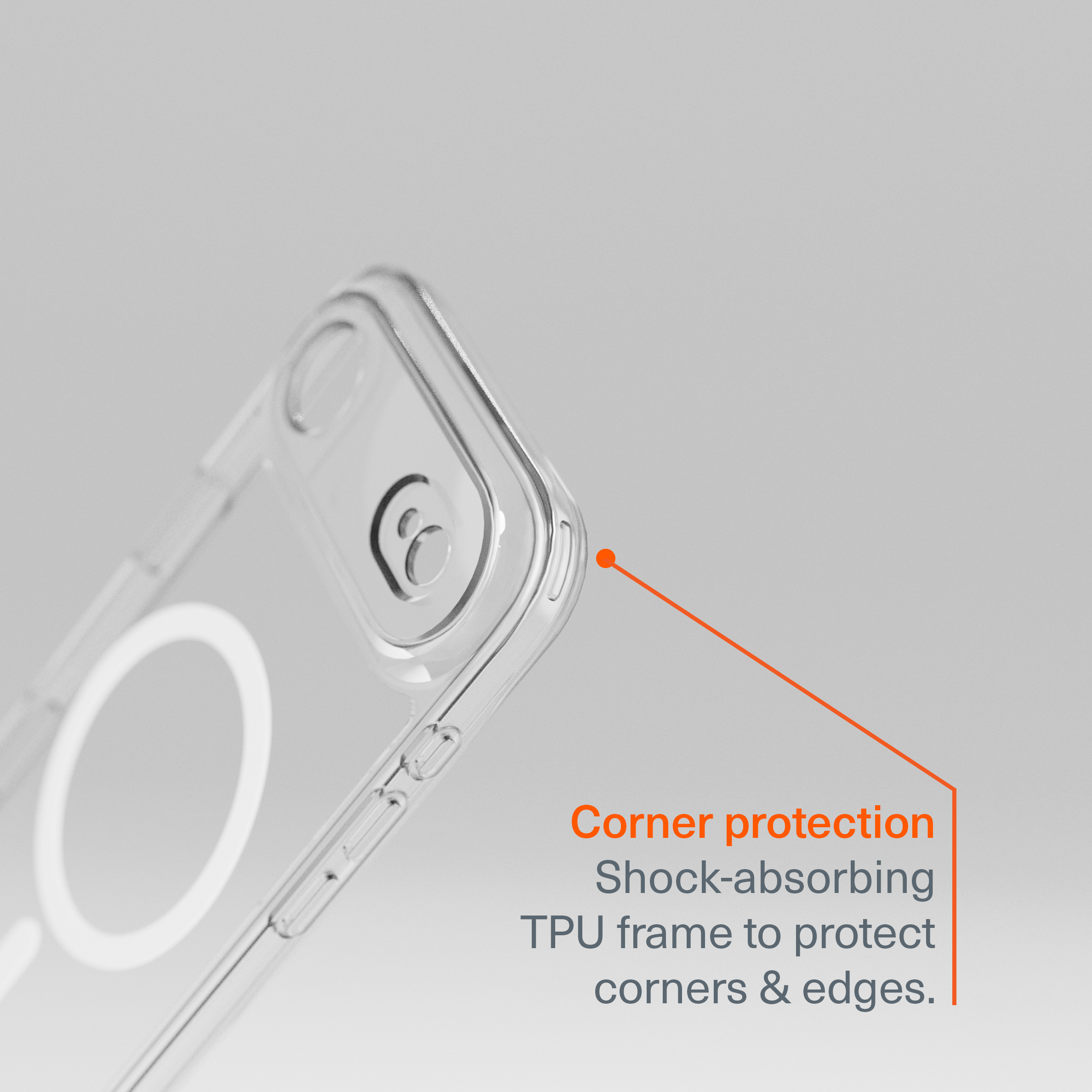 Magnetic Clear Case for iPhone Air