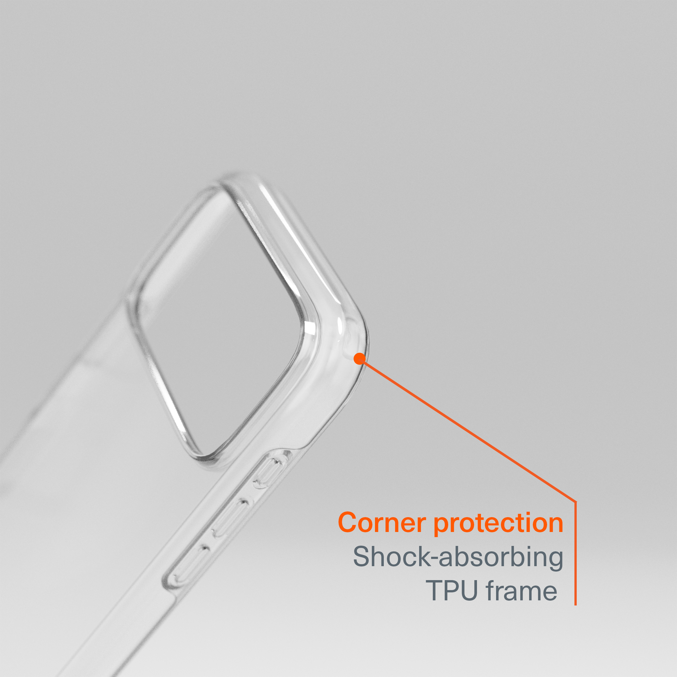 Protective Clear Case for iPhone 17 Pro Max