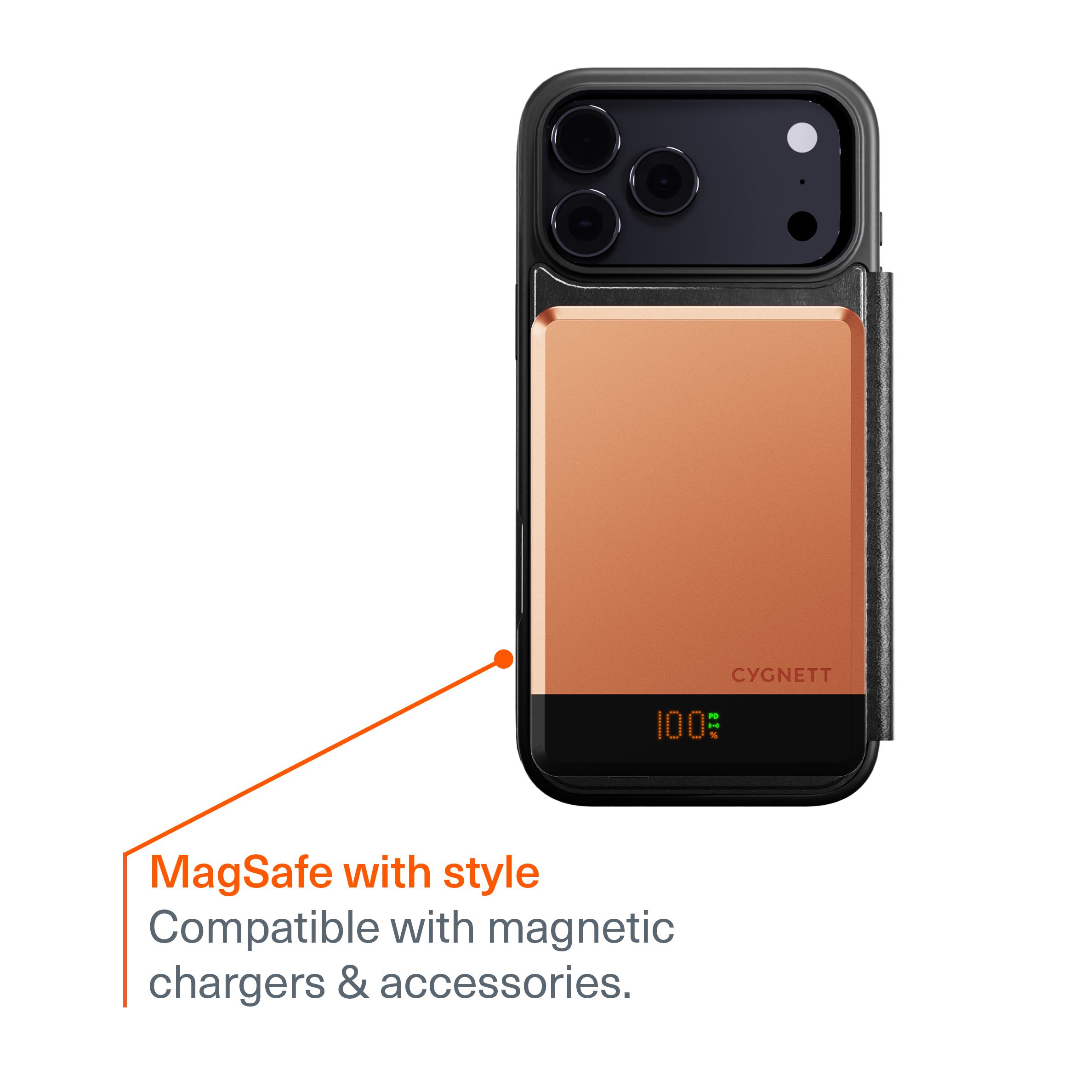 Magnetic Leather Wallet Case for iPhone 17 Pro Max