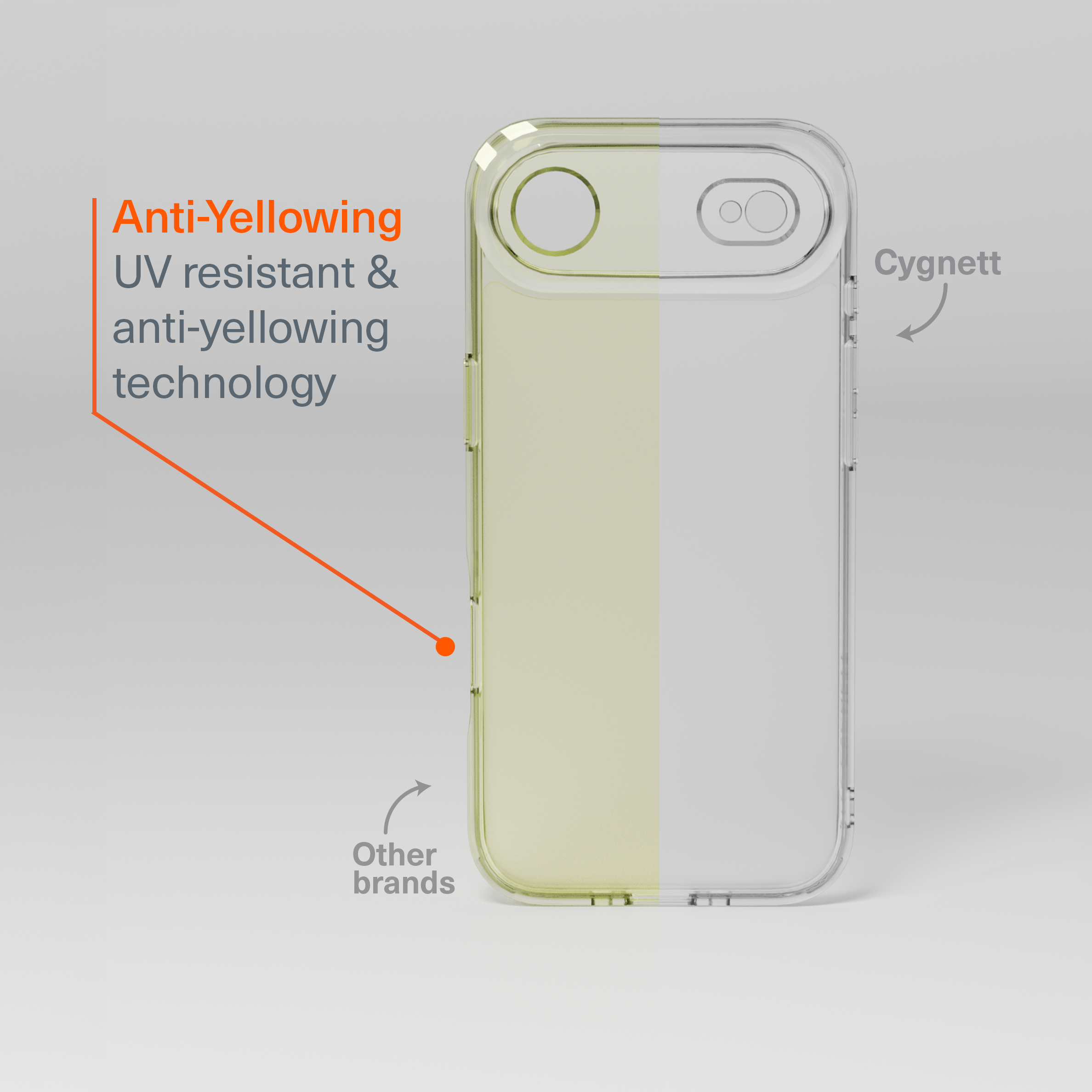 Protective Clear Case for iPhone Air – Cygnett Protective Clear Case for iPhone Air – Cygnett