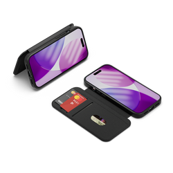 Magnetic Leather Wallet Case for iPhone 17 Pro