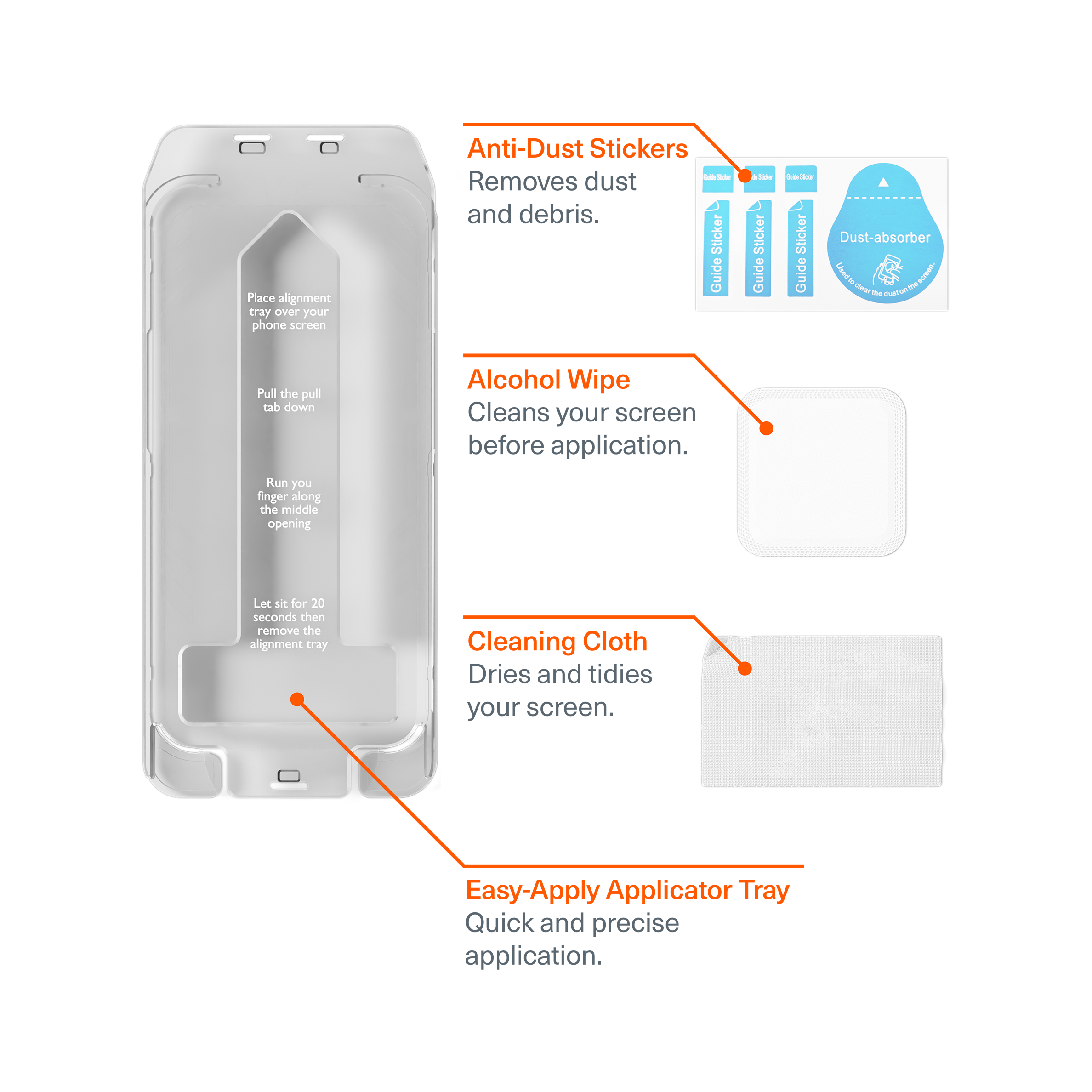 Anti-Glare Screen Protector For iPhone Air