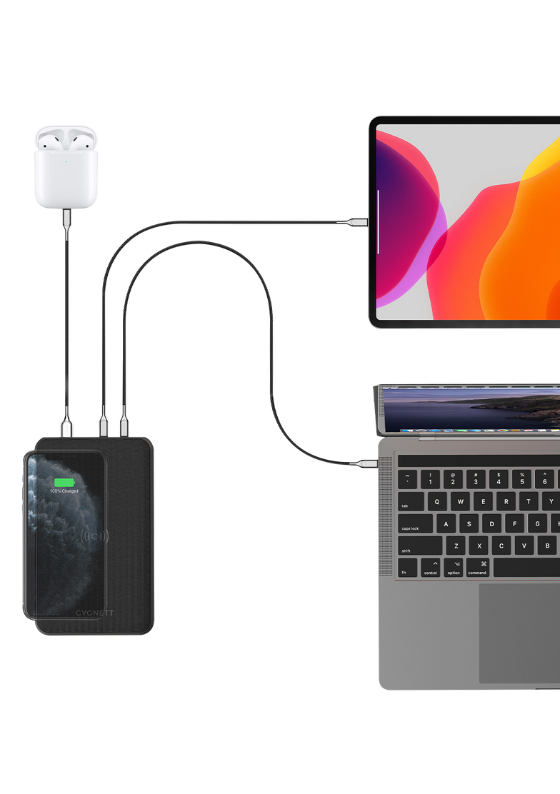 27,000 mAh Laptop and Wireless Power Bank