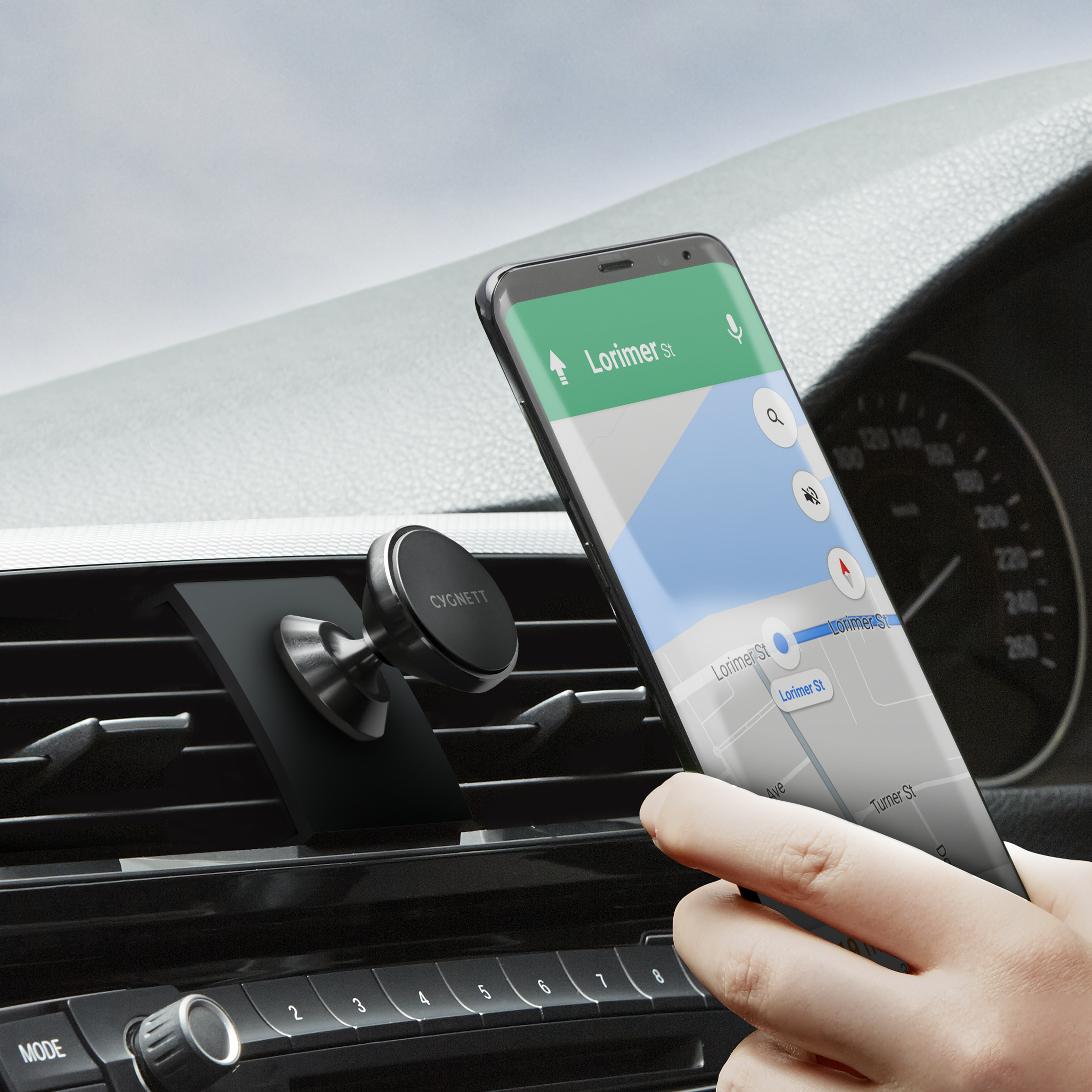 Magnetic Car Dash and Window Phone Mount Car Phone Holder – Cygnett