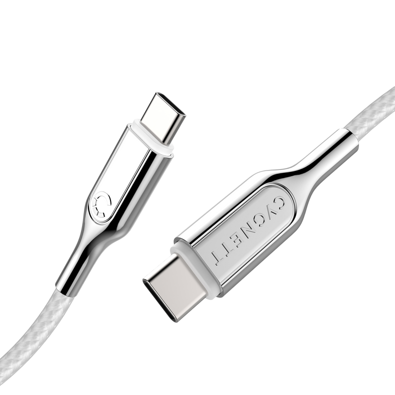 USB-C to USB-C (USB 2.0) Cable - White 2m - Cygnett (AU)