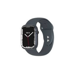 Silicone Bands for Apple Watch 3/4/5/6/7/SE (38/40/41mm) - Black - Cygnett (AU)