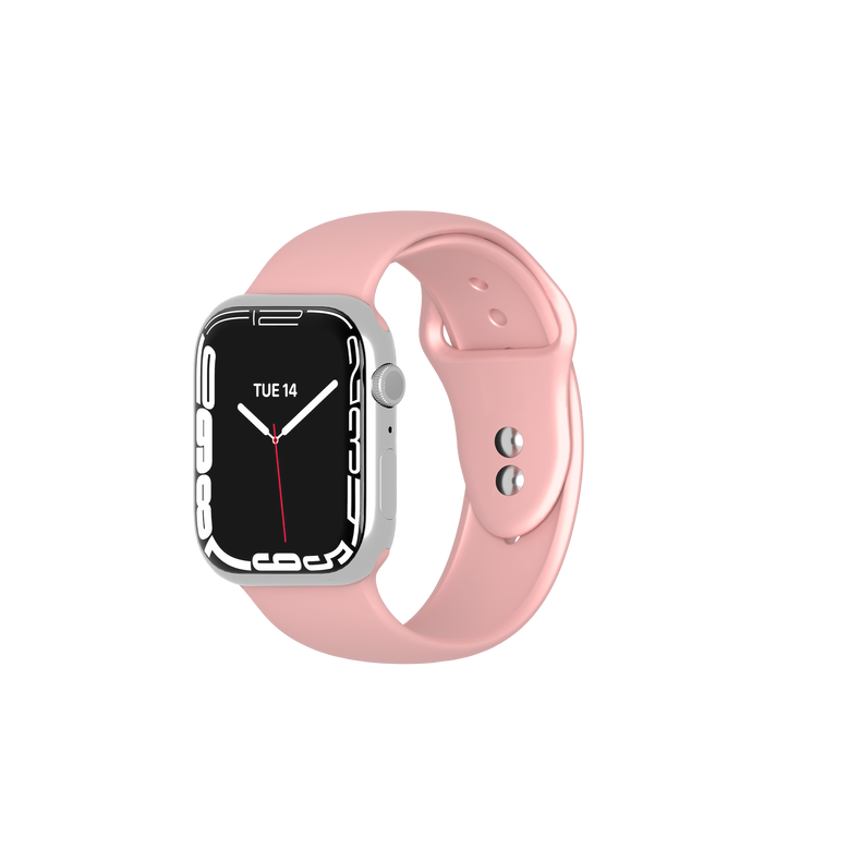 Silicone Bands for Apple Watch 3/4/5/6/7/SE 42/44/45mm - Pink - Cygnett (AU)