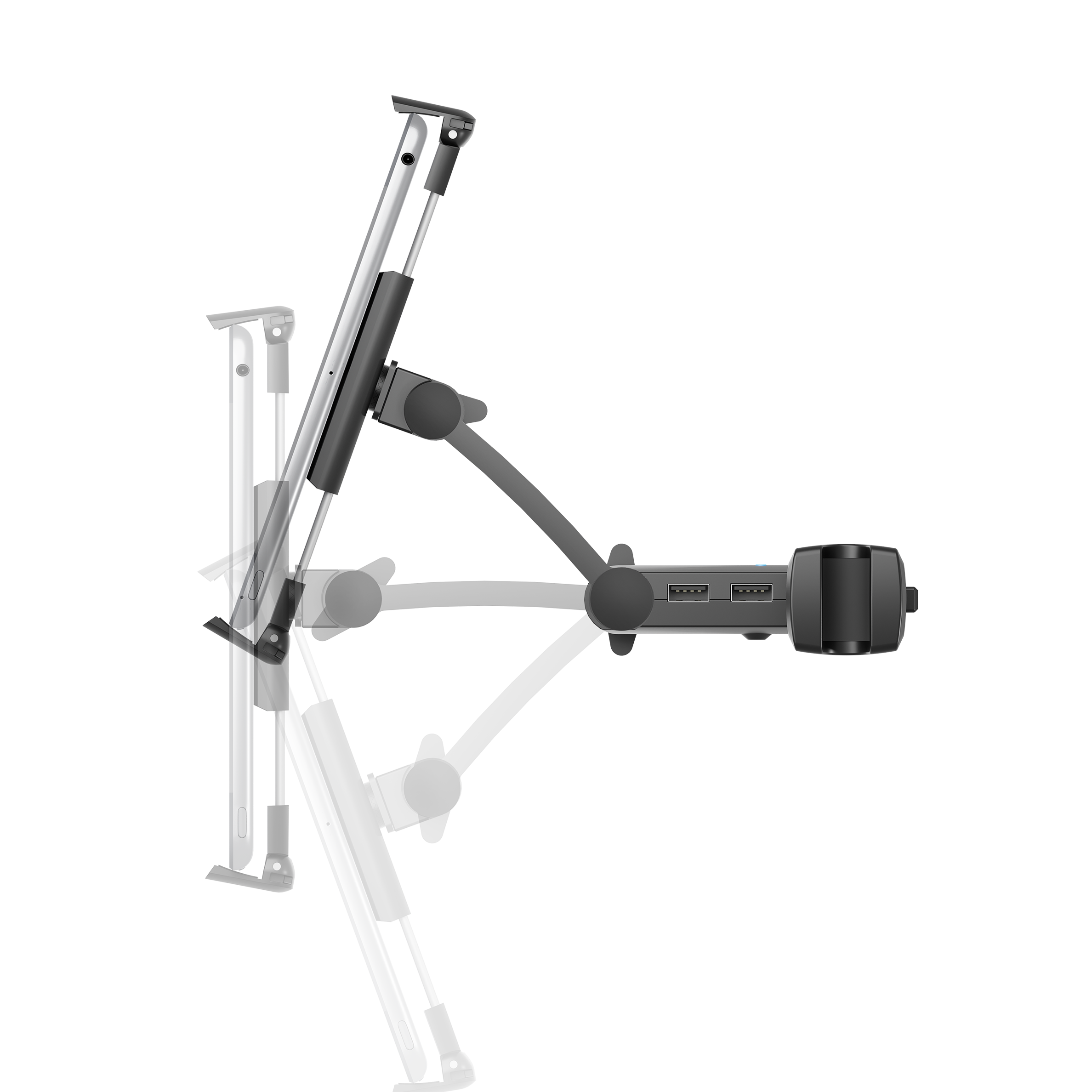 Adjustable Car Tablet Mount with Multiple USB Ports - Cygnett (AU)