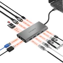 12-in-1 USB-C Hub (Triple HDMI) - Cygnett (AU)
