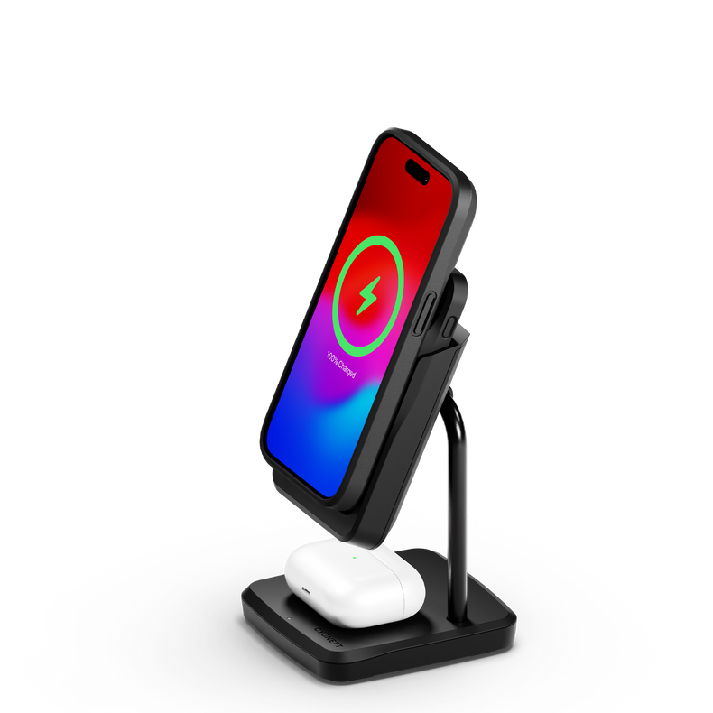 Wireless Charging Dock with Dual Magnet Power Bank - Cygnett (AU)