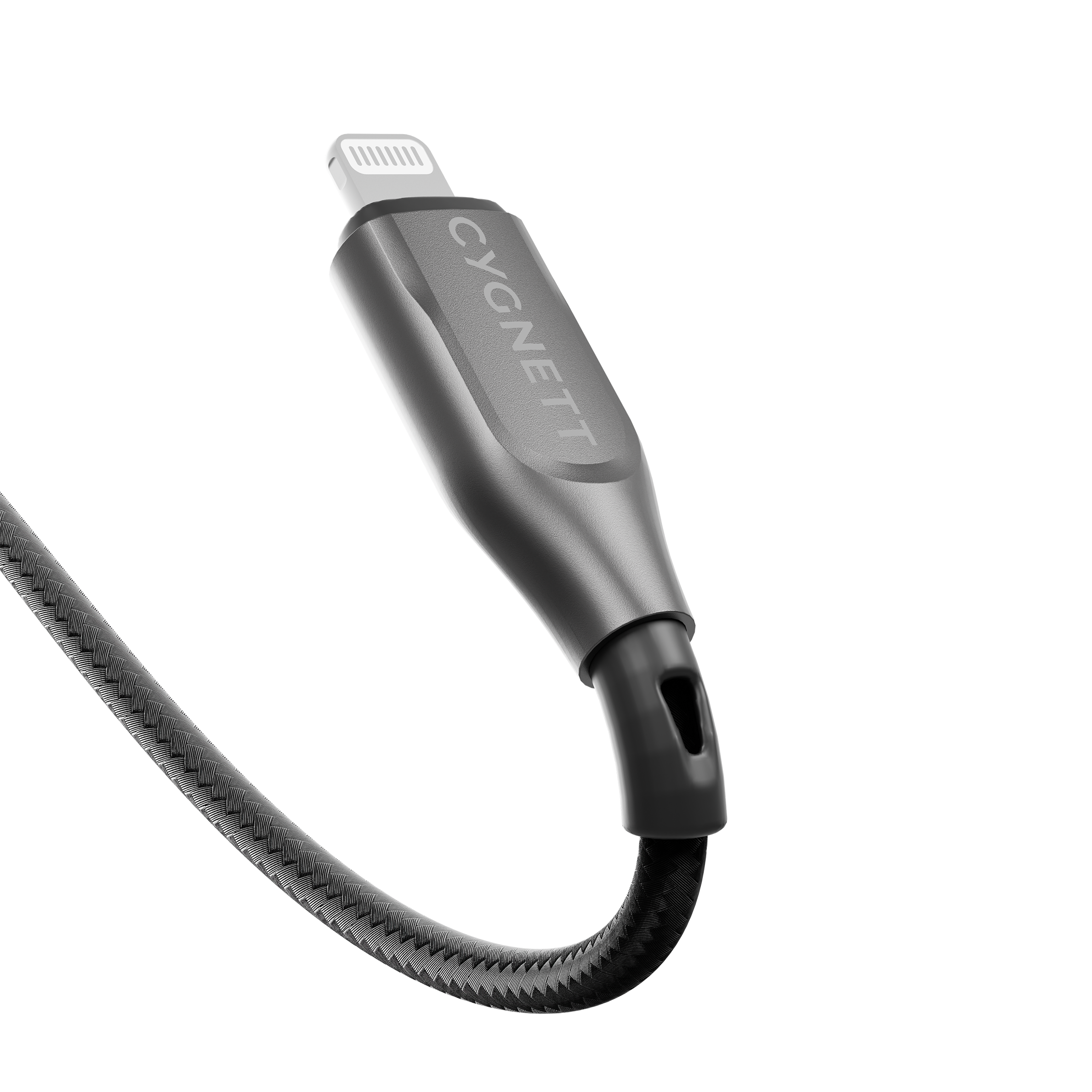 Armoured Lightning to USB-A Cable 50cm - Black - Cygnett (AU)
