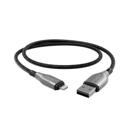 Armoured Lightning to USB-A Cable 1M - Black - Cygnett (AU)