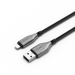 Armoured Lightning to USB-A Cable 2M - Black - Cygnett (AU)