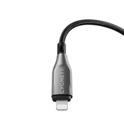 Armoured Lightning to USB-C Cable 50cm - Black - Cygnett (AU)