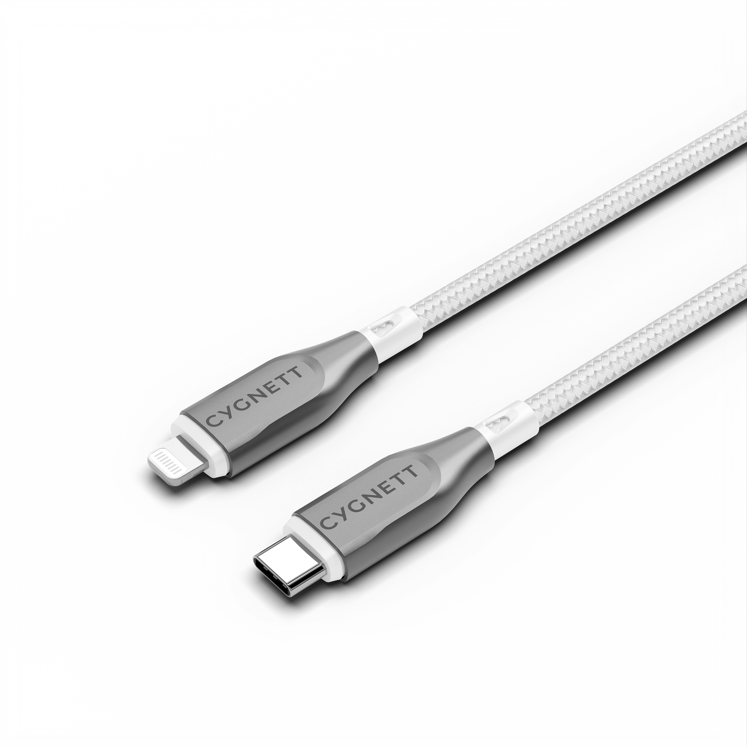Armoured Lightning to USB-C Cable 2M - White - Cygnett (AU)