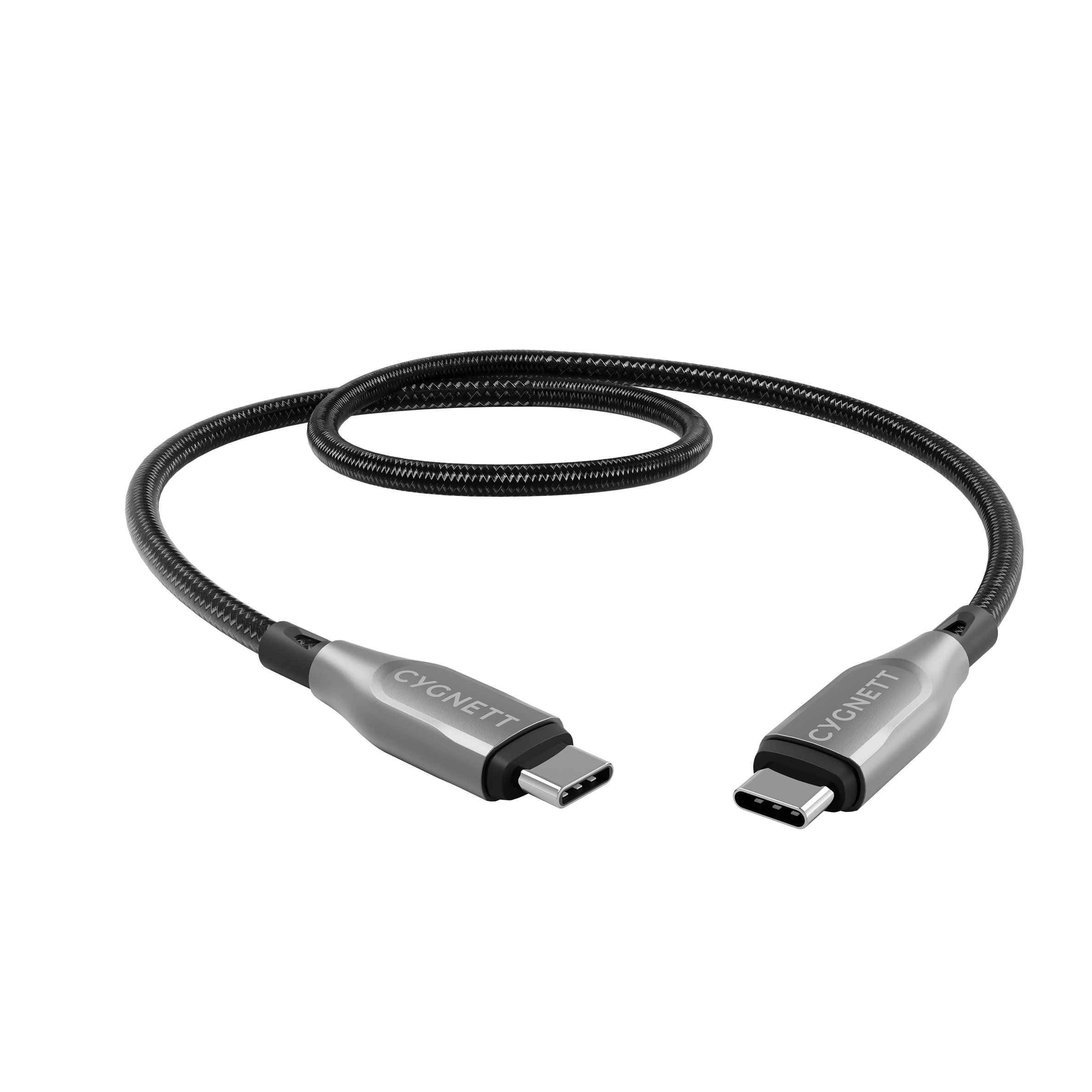 Armoured USB-C to USB-C Cable 50cm – Black - Cygnett (AU)