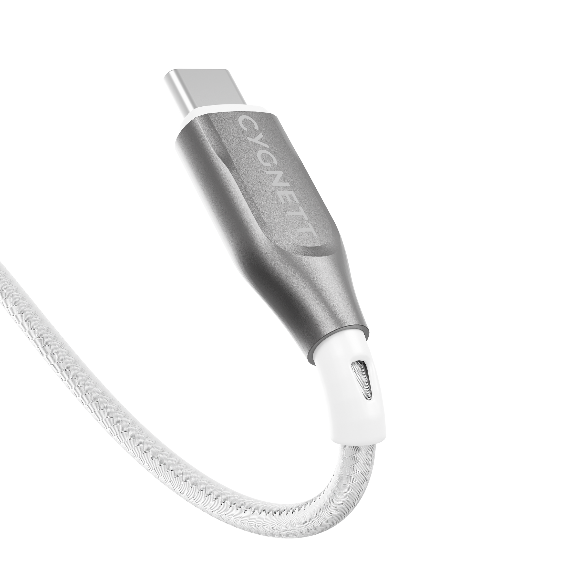 Armoured USB-C to USB-C Cable 1M  – White - Cygnett (AU)