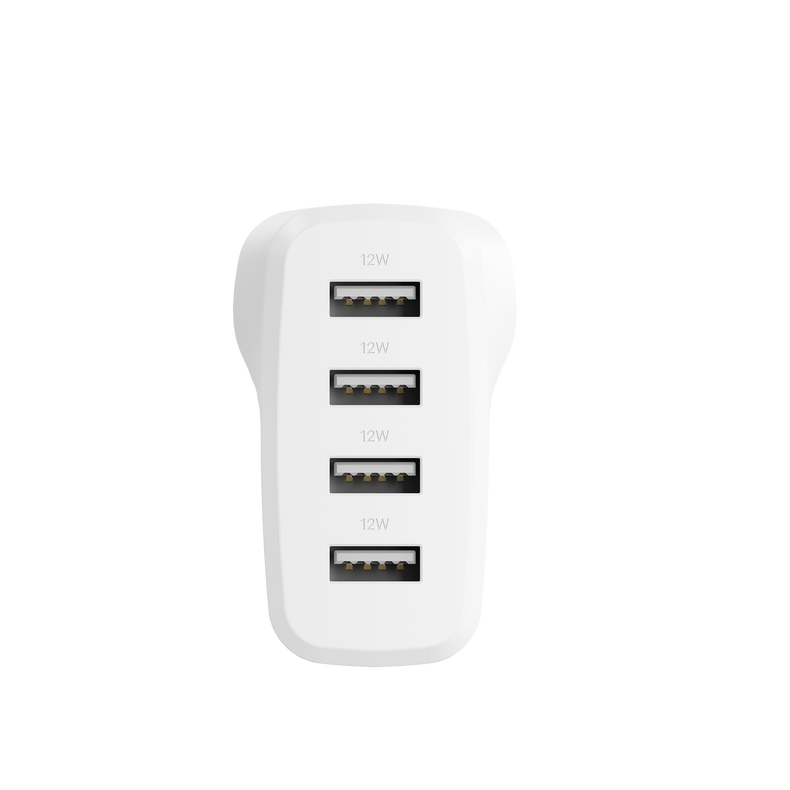 PowerPlus 24W Multi Port Wall Charger – White - Cygnett (AU)