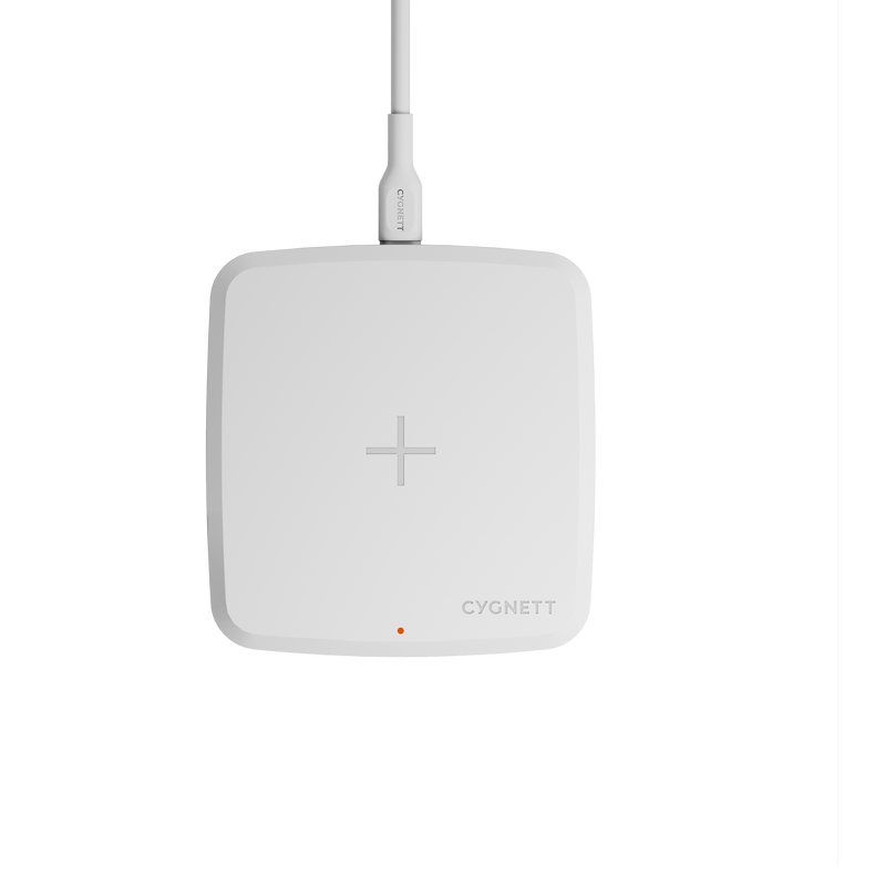 ChargeBase 15W Wireless Phone Charger - White - Cygnett (AU)