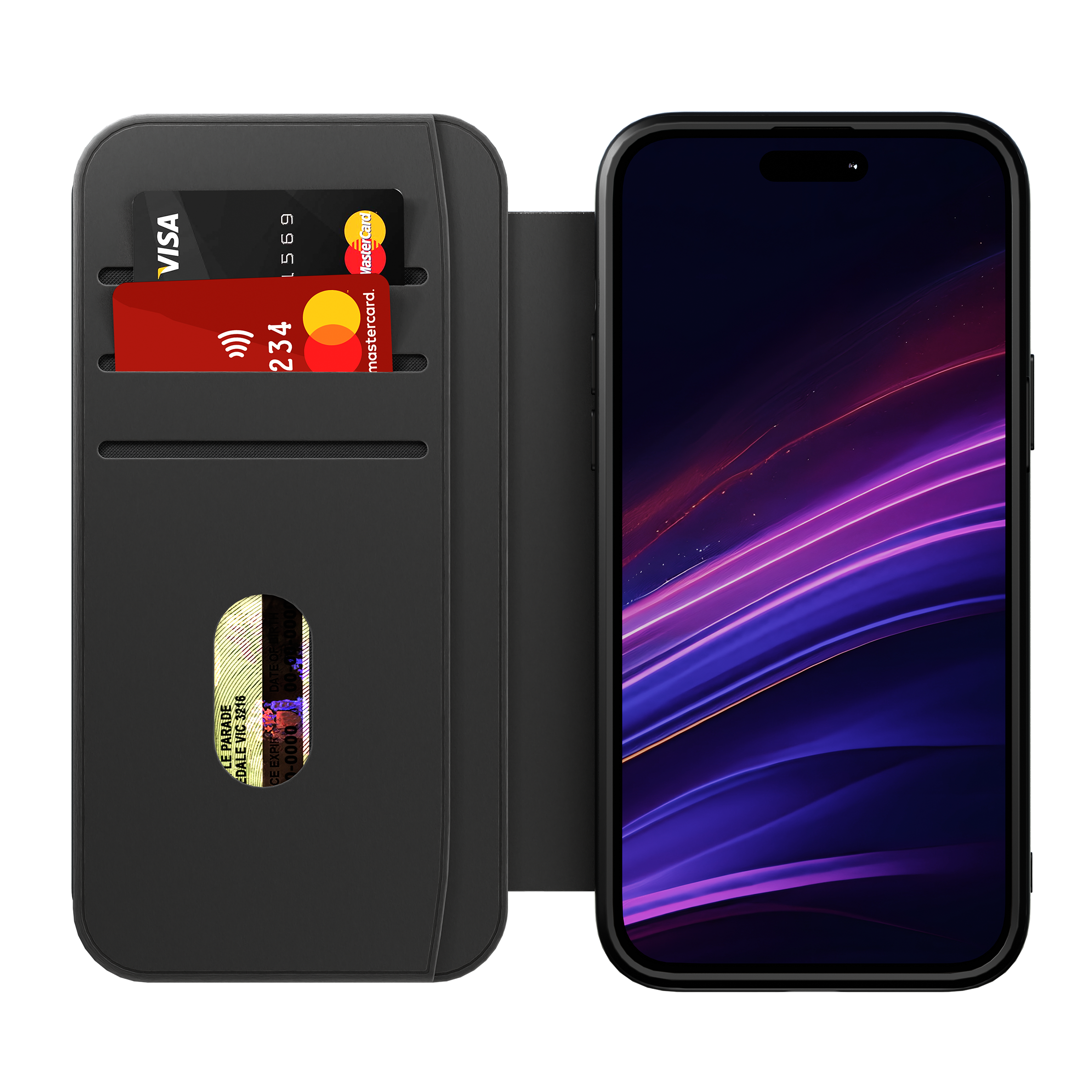 Leather Wallet Case for iPhone 16 Pro Max - Cygnett (AU)