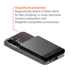 Clear Magnetic Case Samsung Galaxy S25