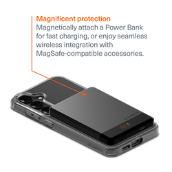 Clear Magnetic Case Samsung Galaxy S25+
