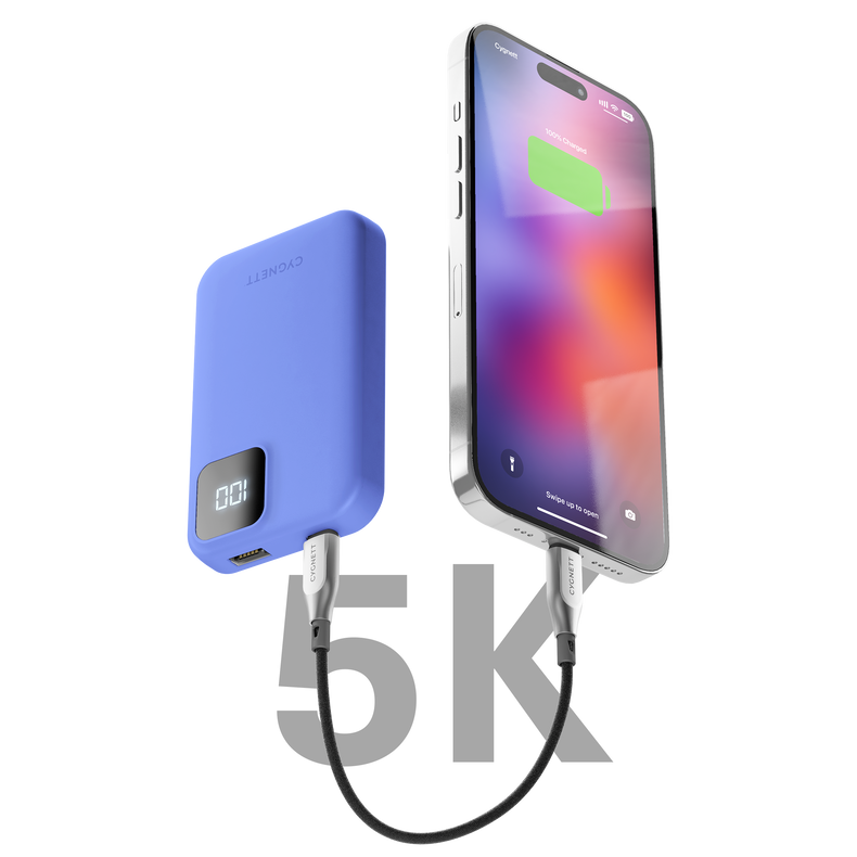 Power Bank 5K – Blue