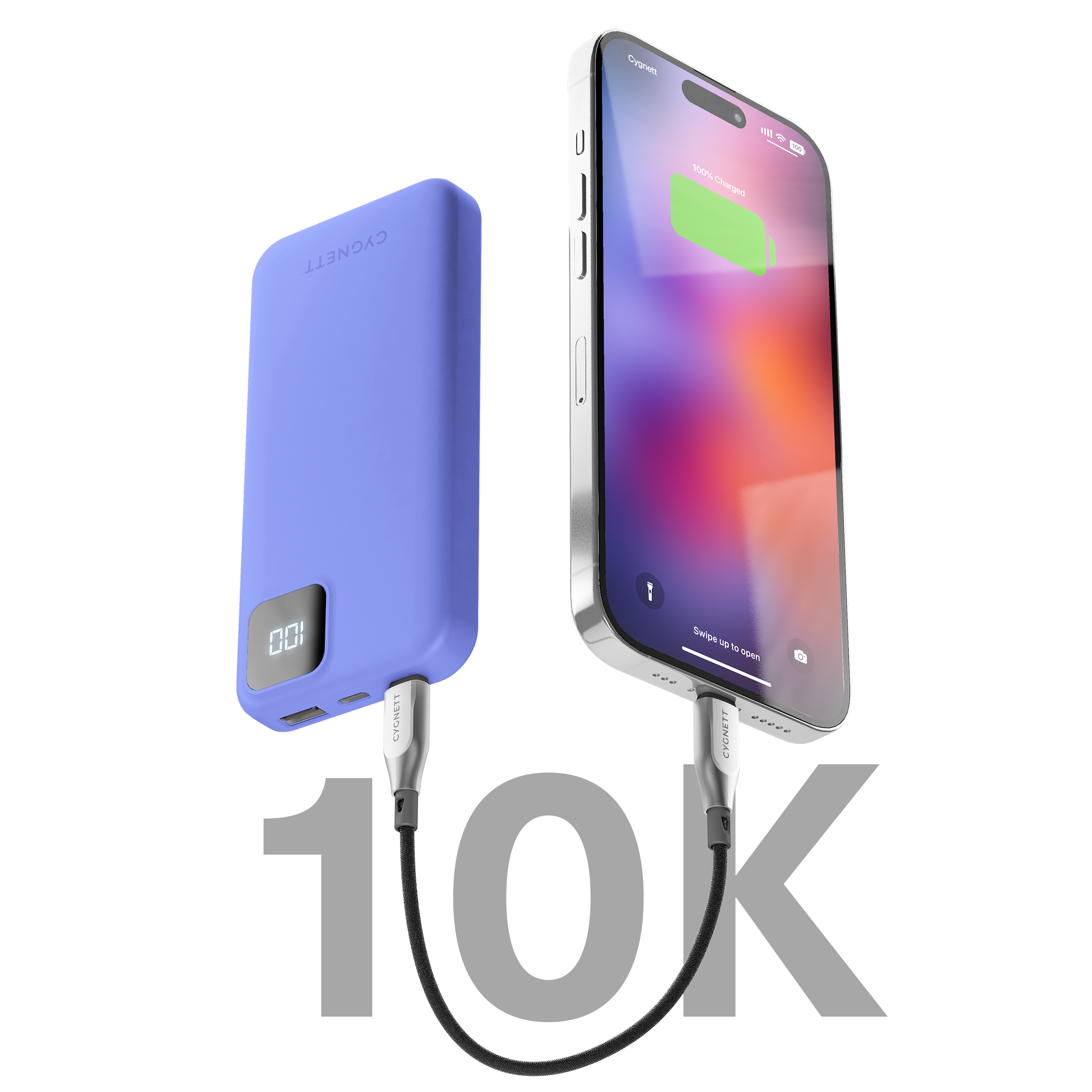 Power Bank 10K – Blue Amalfi