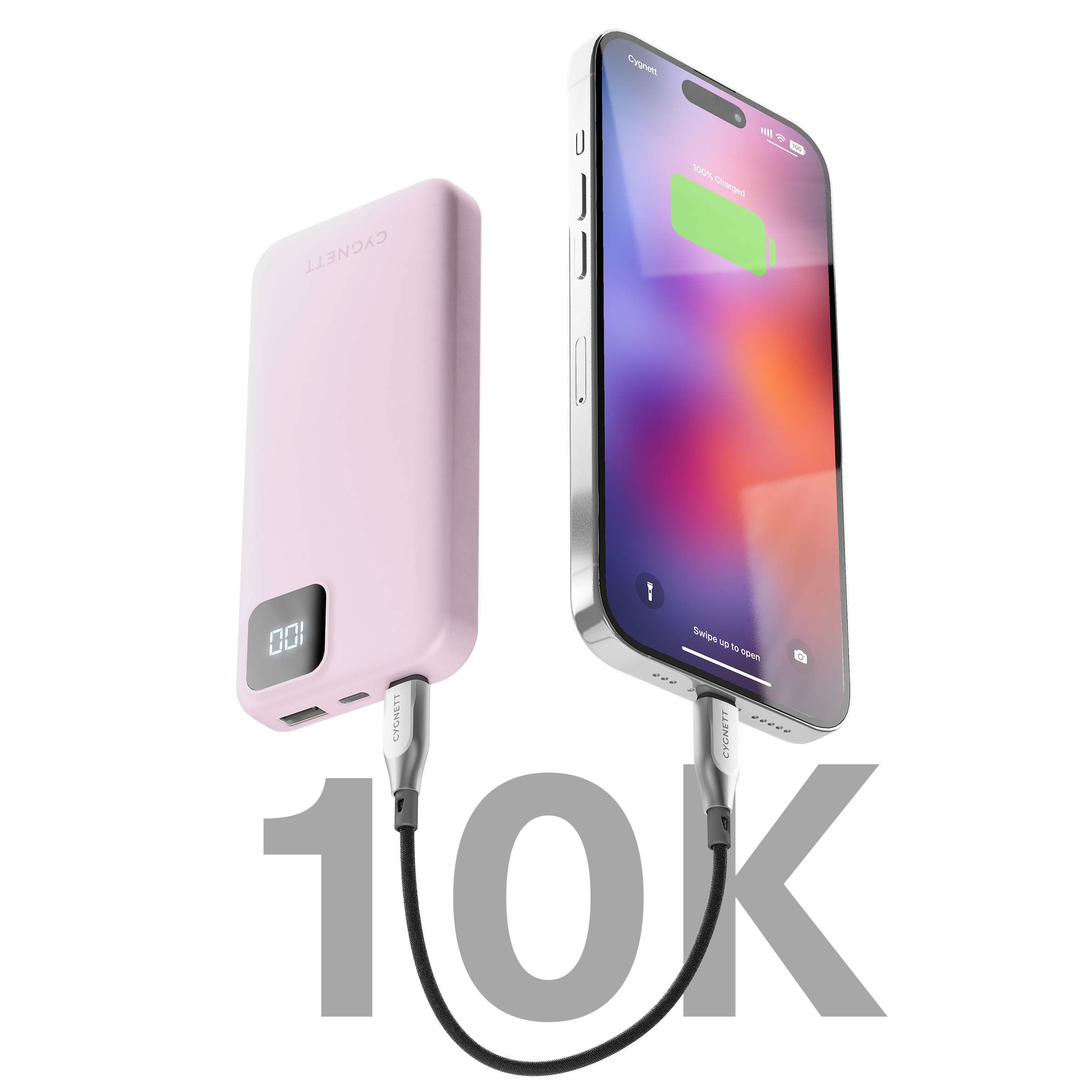 Power Bank 10K – Transcendent Pink