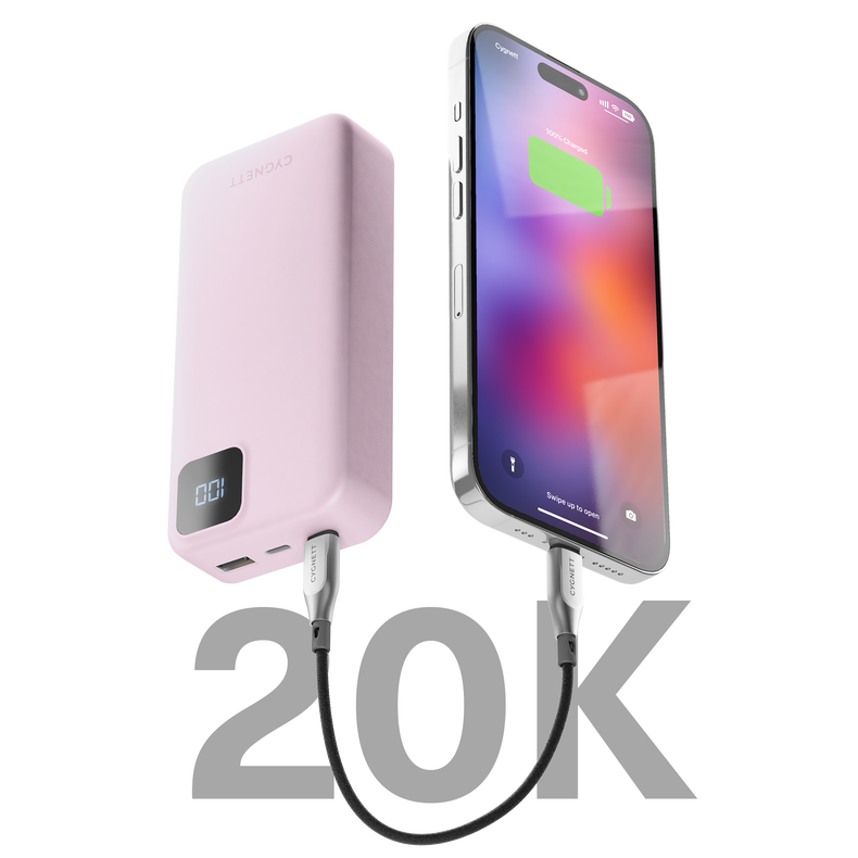 Power Bank 20K – Transcendent Pink
