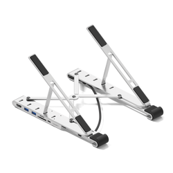 7-in-1 Hub with Folding Laptop Riser (Single HDMI) - Cygnett (AU)