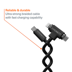 USB-C to 2-in-1 Cable 60W - 1M - Cygnett (AU)