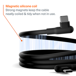 Right Angle USB-C to USB-C Magnetic Cable