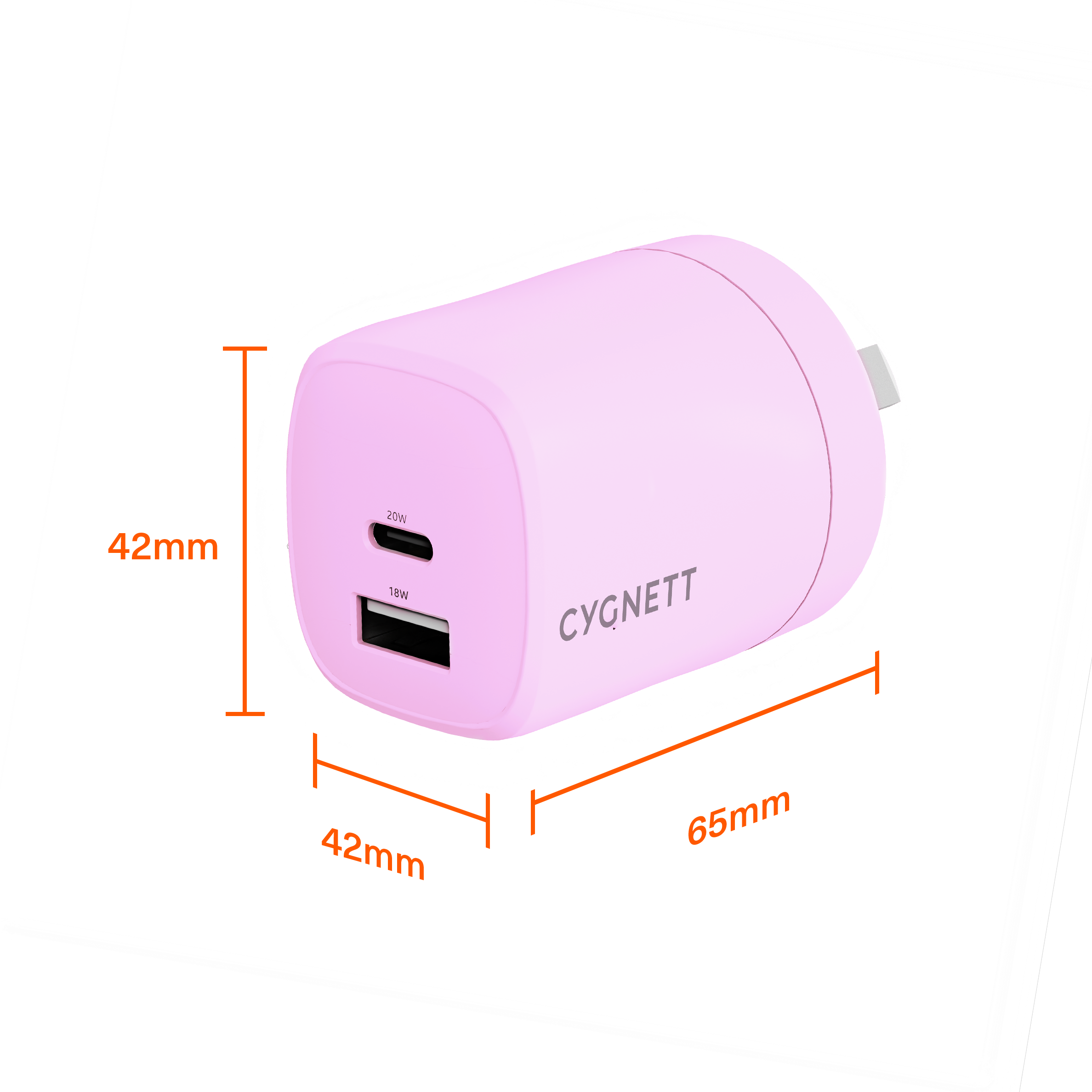 20W Dual Port Wall Charger
