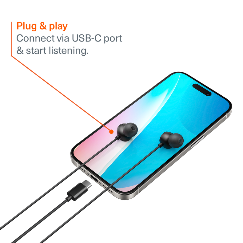 In-Ear Wired Earphones USB-C