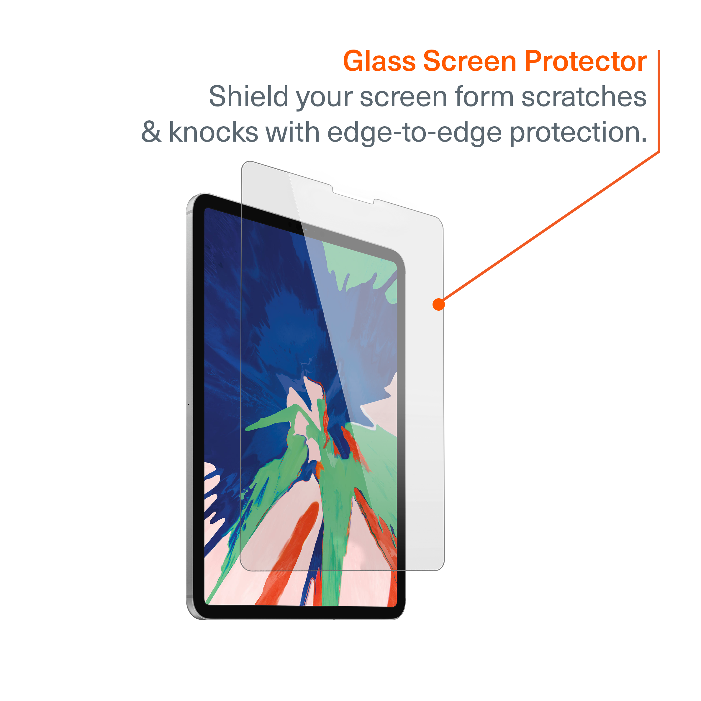 iPad Pro 12.9 (2018-2022) Case & Screen Protector Bundle