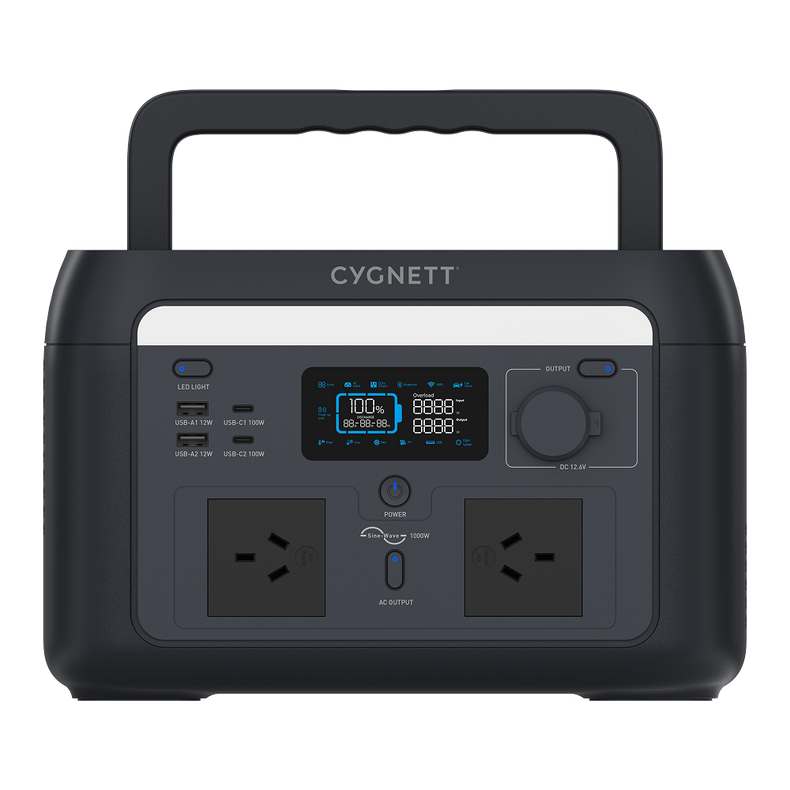 1000W/614.4Wh Portable Power Station